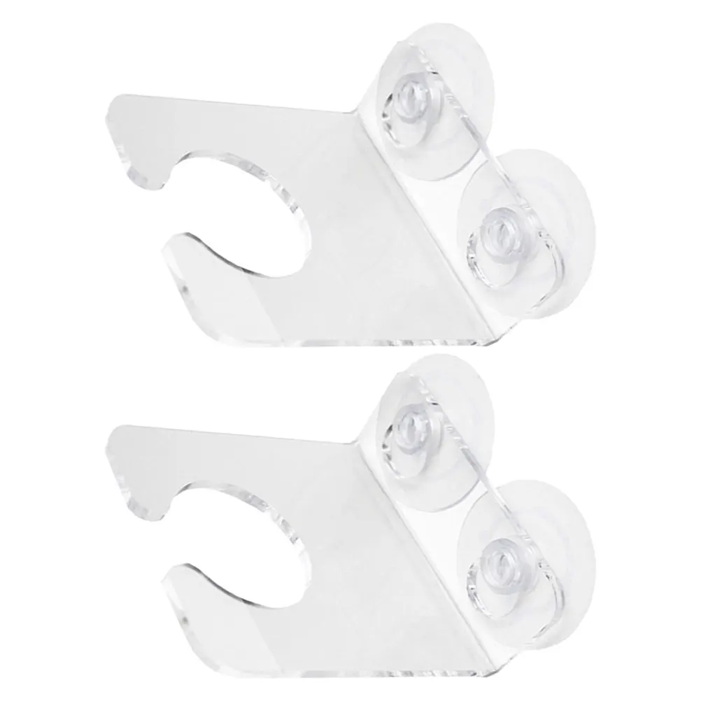 

2pcs Clear Wine Glass Holder Bathtub Cup Shower Drink Stand Beer Goblet Rack Red Wine Organizer Acrylic Cup Holder