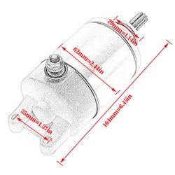 Starter Motor Fit for Suzuki GSXR750 GSXR600 GSX-R GSXR 750 600 / GSR400 GSR600 GSR 400 600 / DR250R DR-Z250 DRZ250 DRZ 250