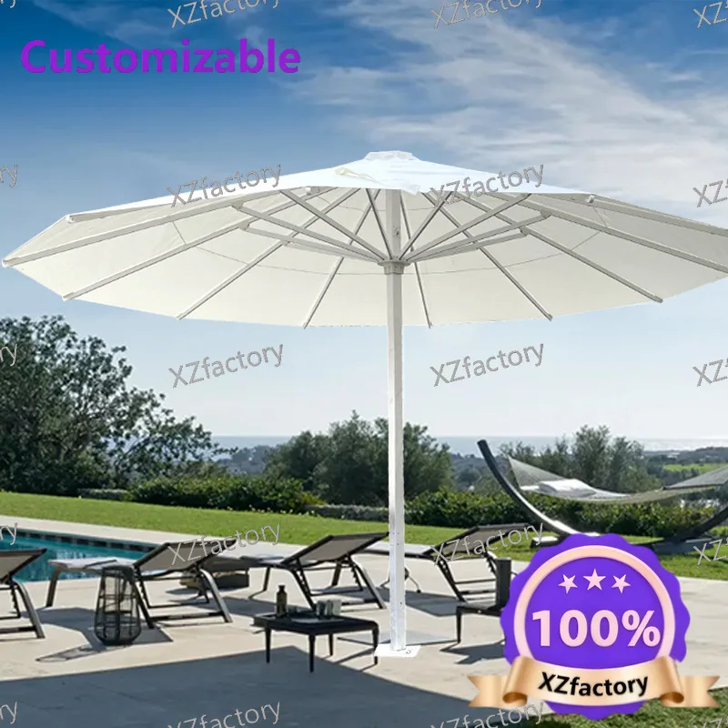 Factory Direct 2026 Top Rated Internet celebrity bed and breakfast outdoor courtyard large parasol