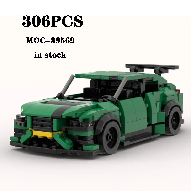 

Building Block MOC-39569 City Sports Car Splicing Model Construction 306PCS Puzzle Children's Birthday Gifts Christmas Toys