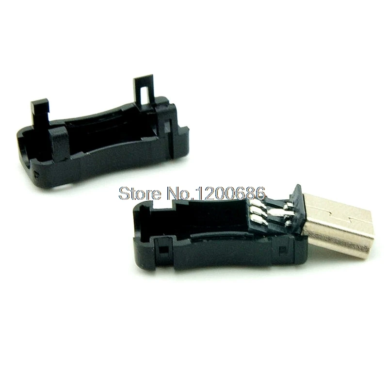 

5PIN Mini USB male 5P Mini USB 5 Pin Type B Male Jack Connector Adapter w Cover Connector