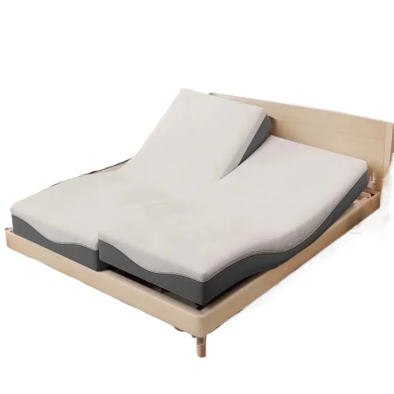 Smart electric adjustable bed massage mattress medium hardness king size household furniture living room modern