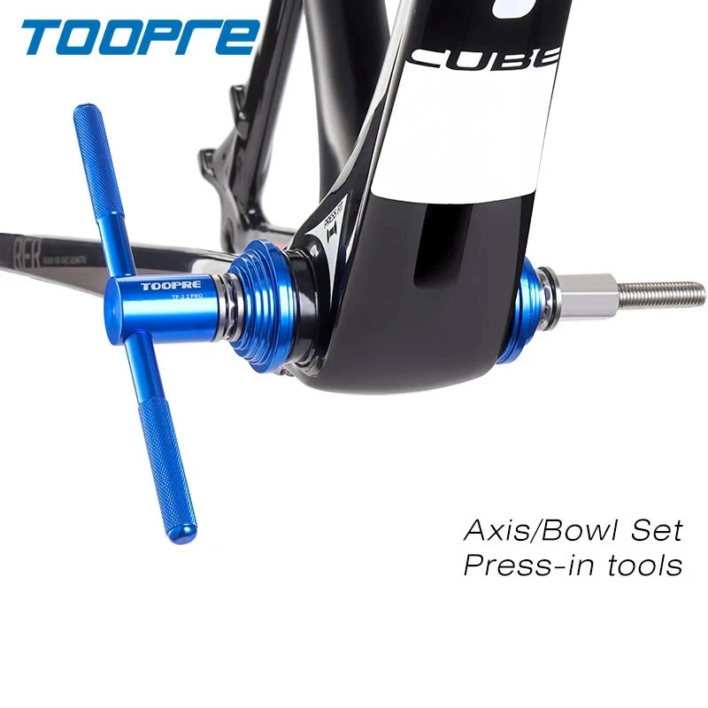 TOOPRE Bicycle Headset Press Fit Install And Remove Tool Semi Integrated Steering Box Fork Crown Spacer Washer Installer Driver