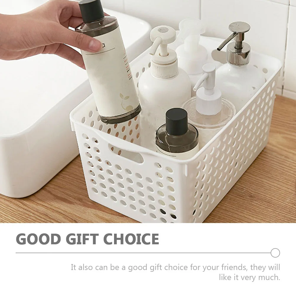 2 قطعة ملفات الوجبات الخفيفة تنظيم سلة صندوق تخزين من البلاستيك لمستحضرات التجميل النثرية المطبخ سطح المكتب حامل اللوازم المنزلية