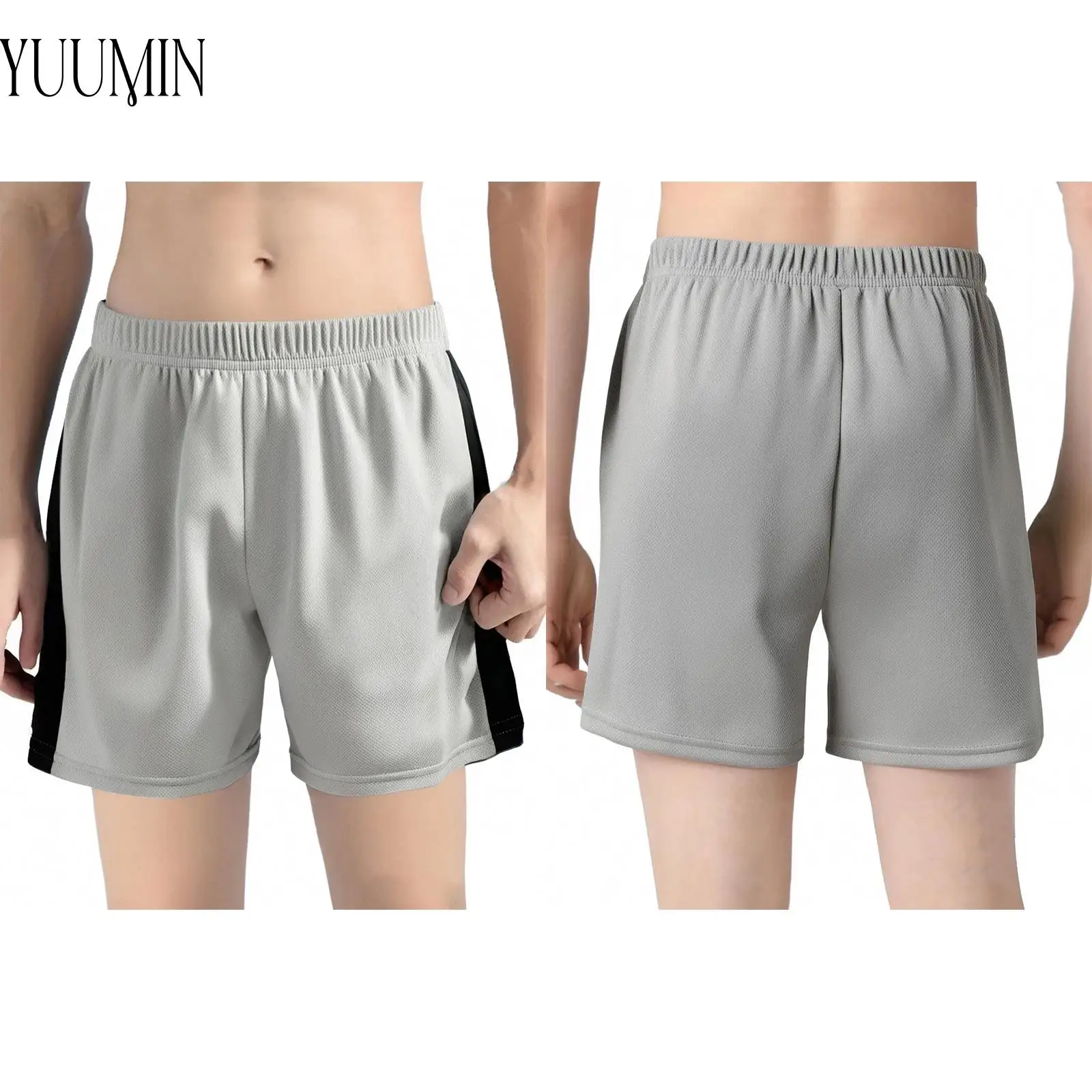 

Boys Sports Shorts Basketball Soccer Workout Clothes Color Block Athletic Shorts Elastic Waistband Quick-Drying Shorts for Kids