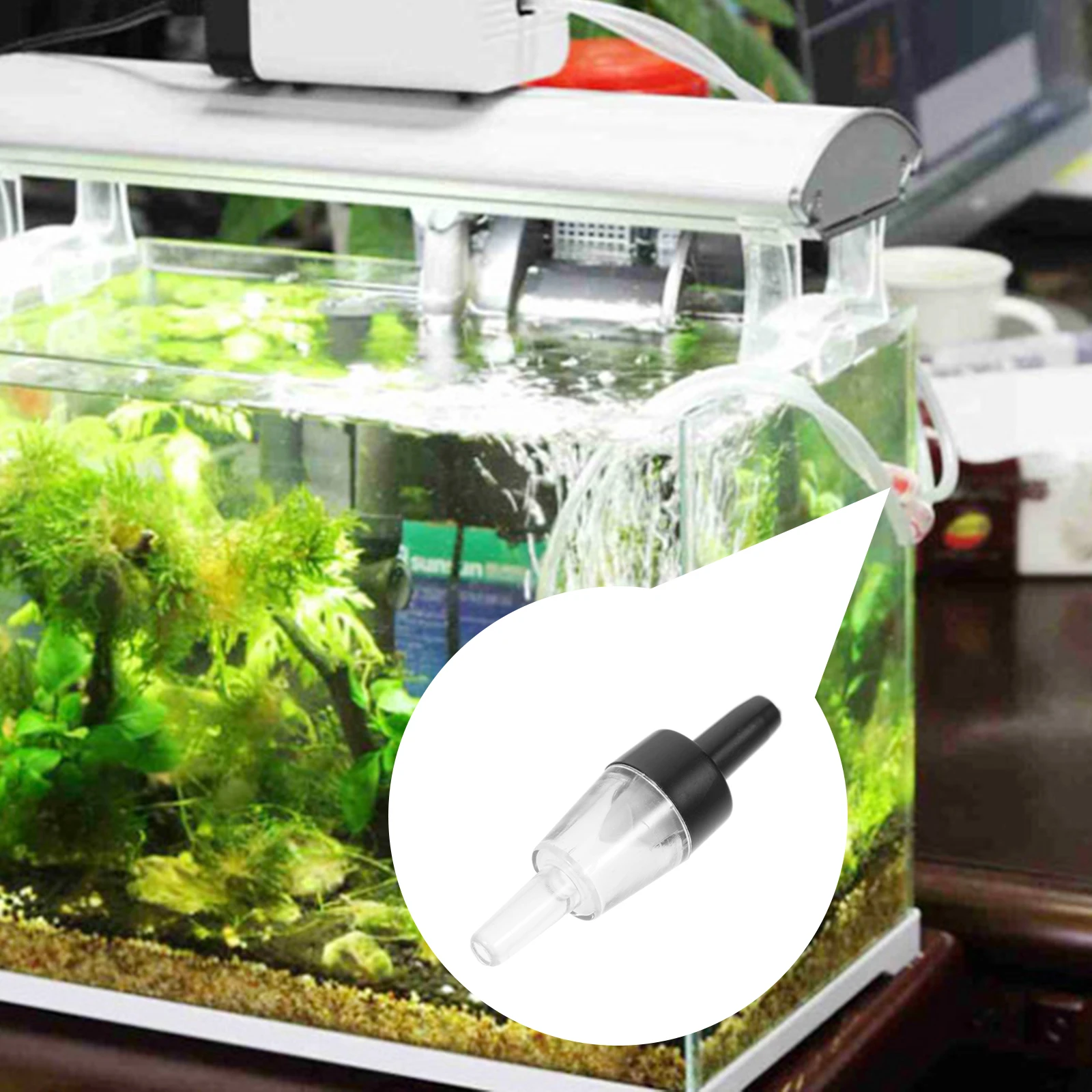 

25 Pcs Fish Tank Oxygen Pump Accessories ABS Check Valves Aquarium Air Regulator One Way Non Return Valve Hydroponics Pet