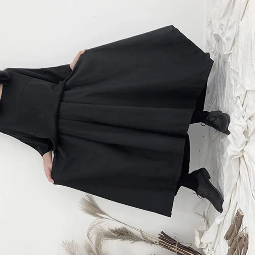 

Y2k Loose Irregular Hem Designer Skirt Pants Samurai Pants Streetwear Fashion Youth Outdoor Casual Hakama Men'S Wear 2026 New