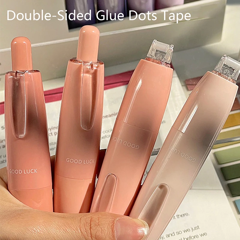 4pcs/set Double-Sided Adhesive Dots Tape - Strong Permanent Bonding for Crafts, Scrapbooking for Students, Home & Office