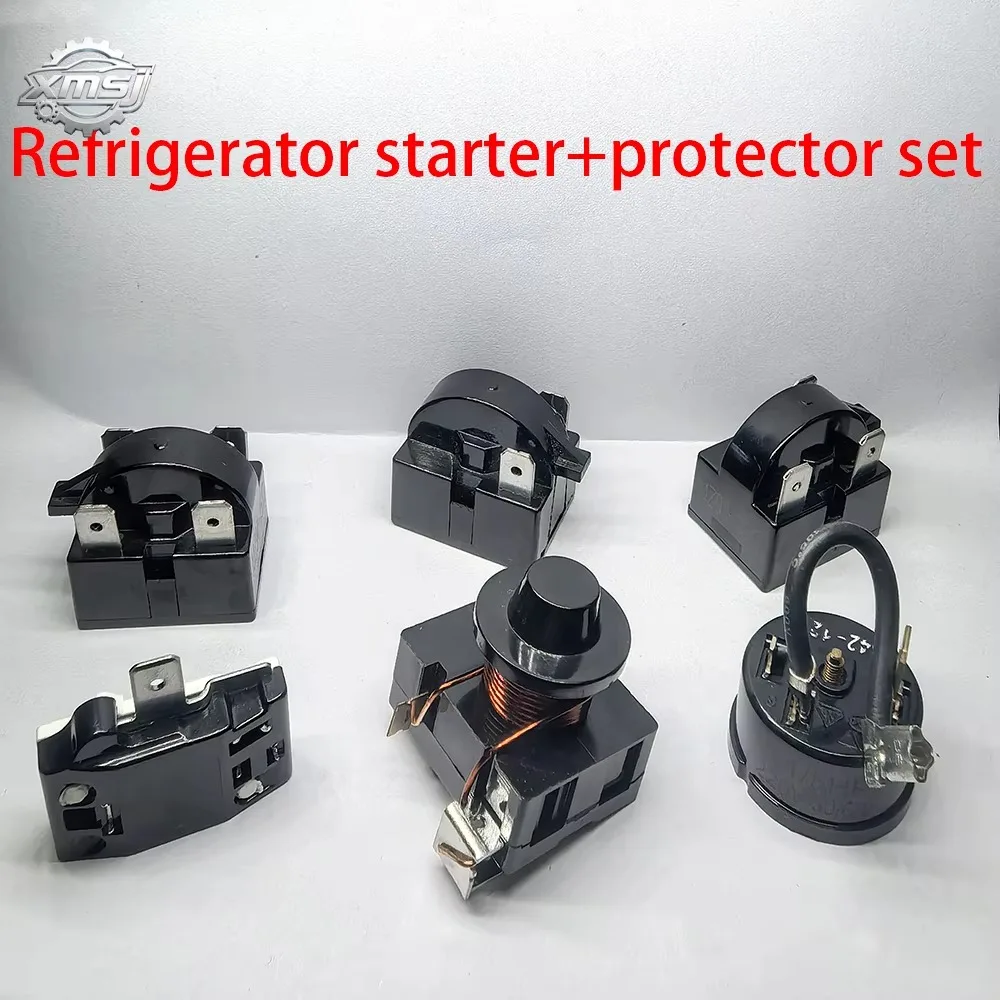 

Starting Relay Refrigerator PTC Start Relay 2/3/4 Pin 12/15/22 Ohm 1/2/HP 1/3HP 1/4HP 1/5HP 1/6HP Compressor Overload Protector