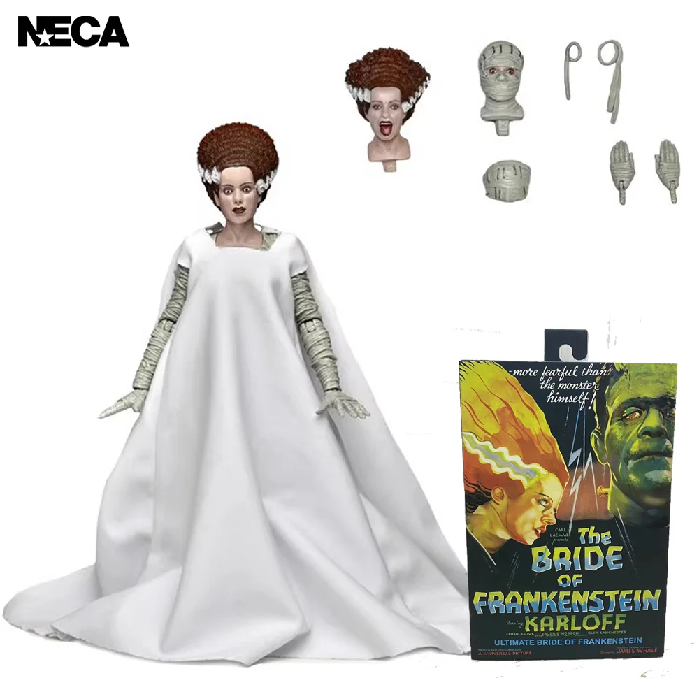 

NECA Series Universal Monster Frankenstein's Ultimate Bride 7Inch Model Action Figure Children's Toy Gift Collection Toys