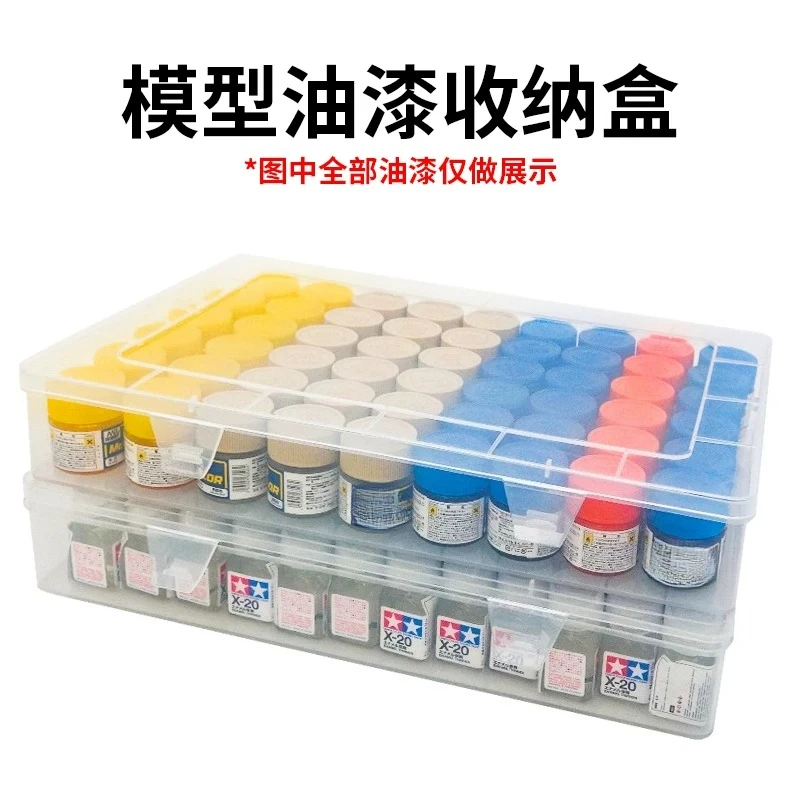 Model paint, storage box, storage box, space saving