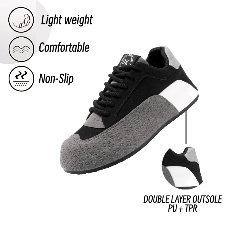 

Fipatbu Men's Height Increasing Flat Bottomed Platform Shoes Thick Soled Autumn Outdoor Fashionable Lace Up Sports Casual Shoes