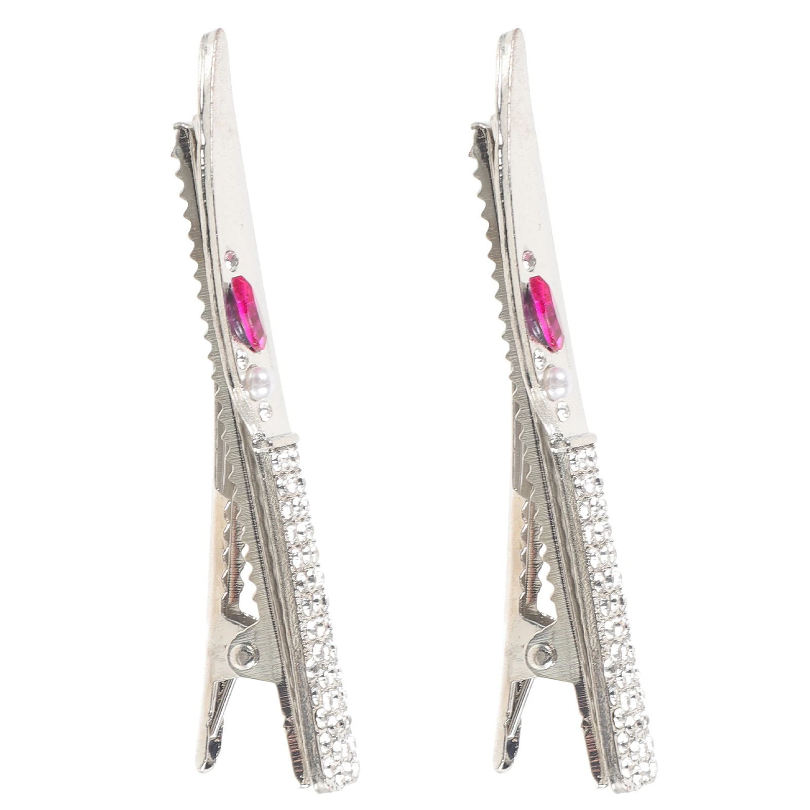 

2pcs Hair Clips Women Hairpins Cute Mini Metal Rhinestone Small Durable Party Halloween Cosplay Gothic Unique Hair Accessories