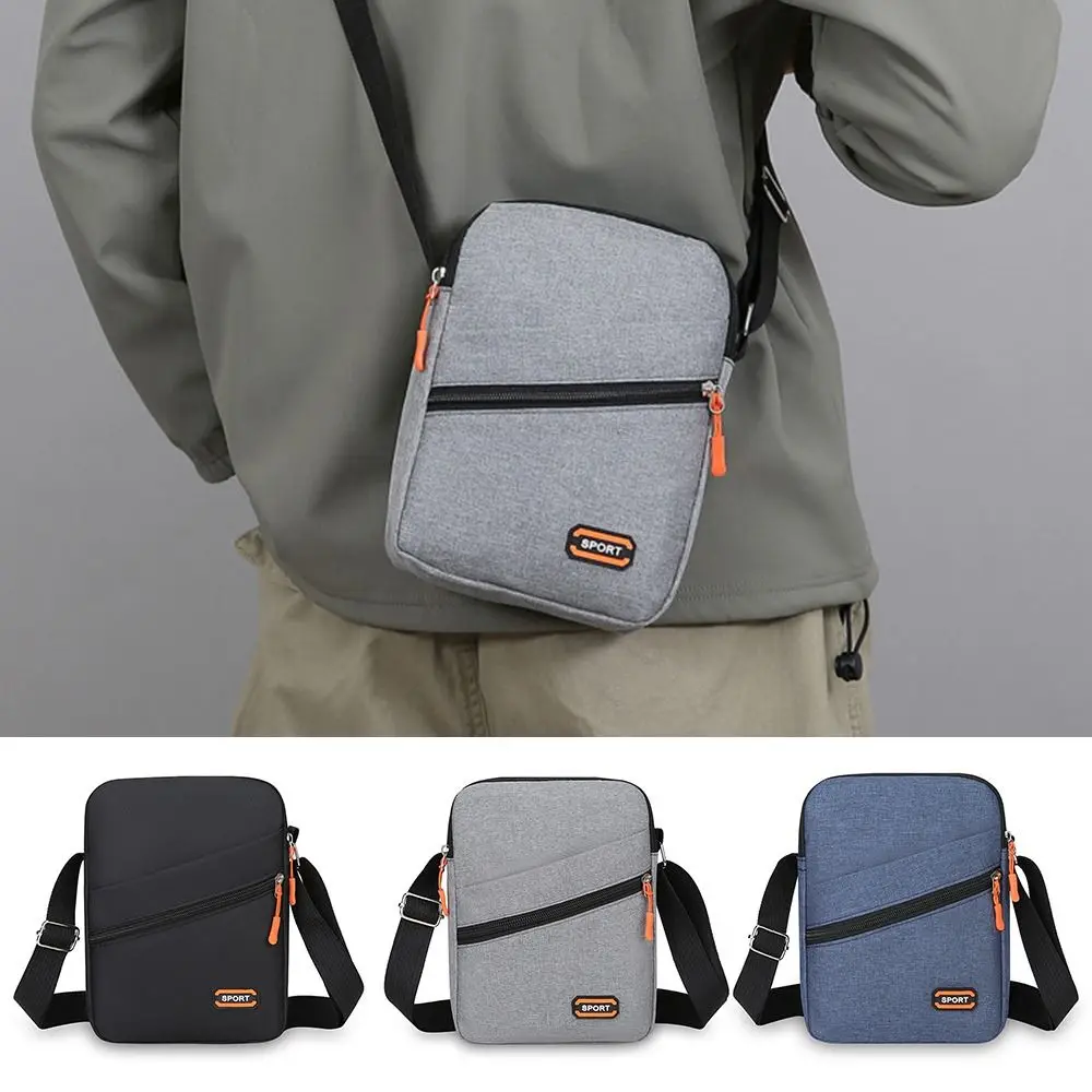 New Oxford Shoulder Bags Waterproof Large Capacity Men Crossbody Bags Wear-resistant Sports Chest Bag