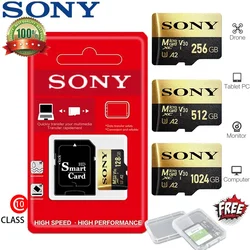 SONY Ultra Micro SD/TF 1 ТБ флэш-карта памяти 128 ГБ 256 ГБ 1 ТБ 512 Гб Micro SD карта 32 64 128 Гб MicroSD Прямая поставка для телефона