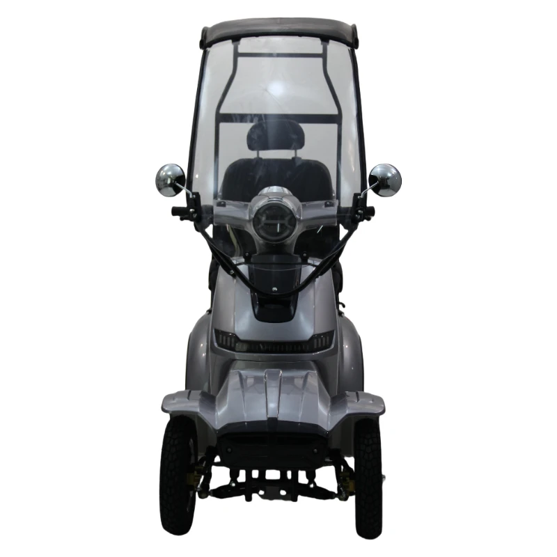

EEC COC Electric Scooters With Driver Shelter Roof 1000W Motor Four Wheels Citycoco New Energy Vehicle
