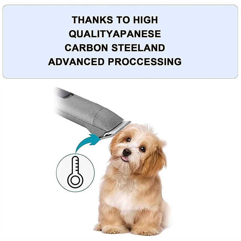 #40 Blades Dog Grooming Clipper Replacement Blades Compatible with Andis/Wahl/Oster Dog Clippers Detachable Ceramic Blade 0.25mm - view 5