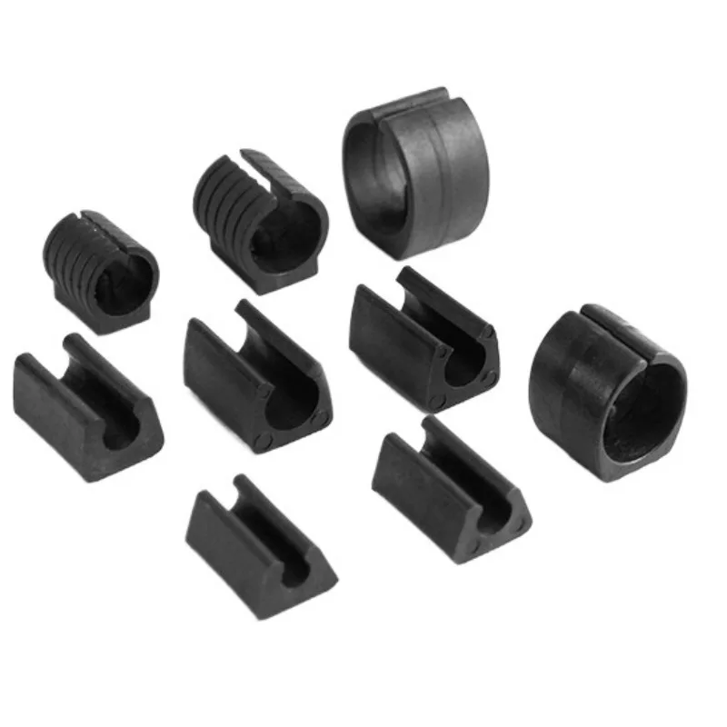 6-42mm U Type Pipe Clamp Open Foot Tube Clamp Multi Size Furniture Foot Cap Wear-resistant Anti-slip Furniture Pipe Fitting