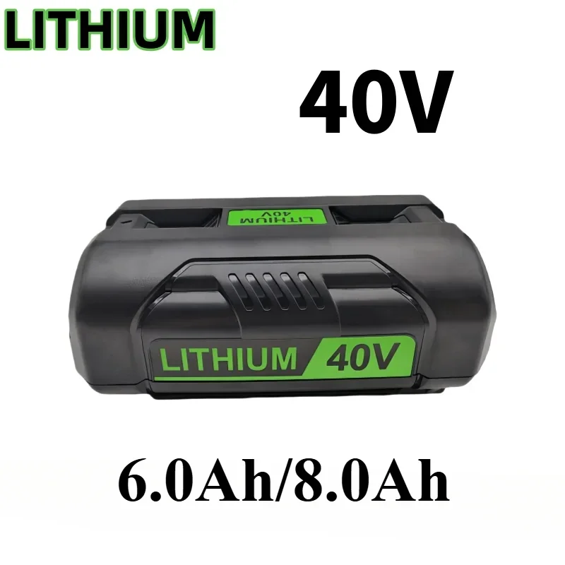 

40V 6.0Ah/8.0Ah Li-ion Rechargeable Battery Add a Charger Suitable for Electric Tools Such as OP4026 and OP40601