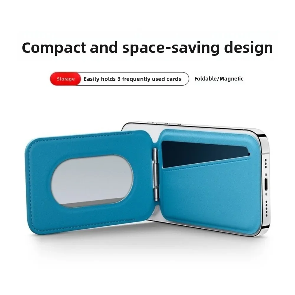 Borsa porta carte magnetica potente ufficiale Sate-chi per Magsafe per iPhone originale 17Pro Max Air 16 15 14 13 12 Portafoglio porta telefono