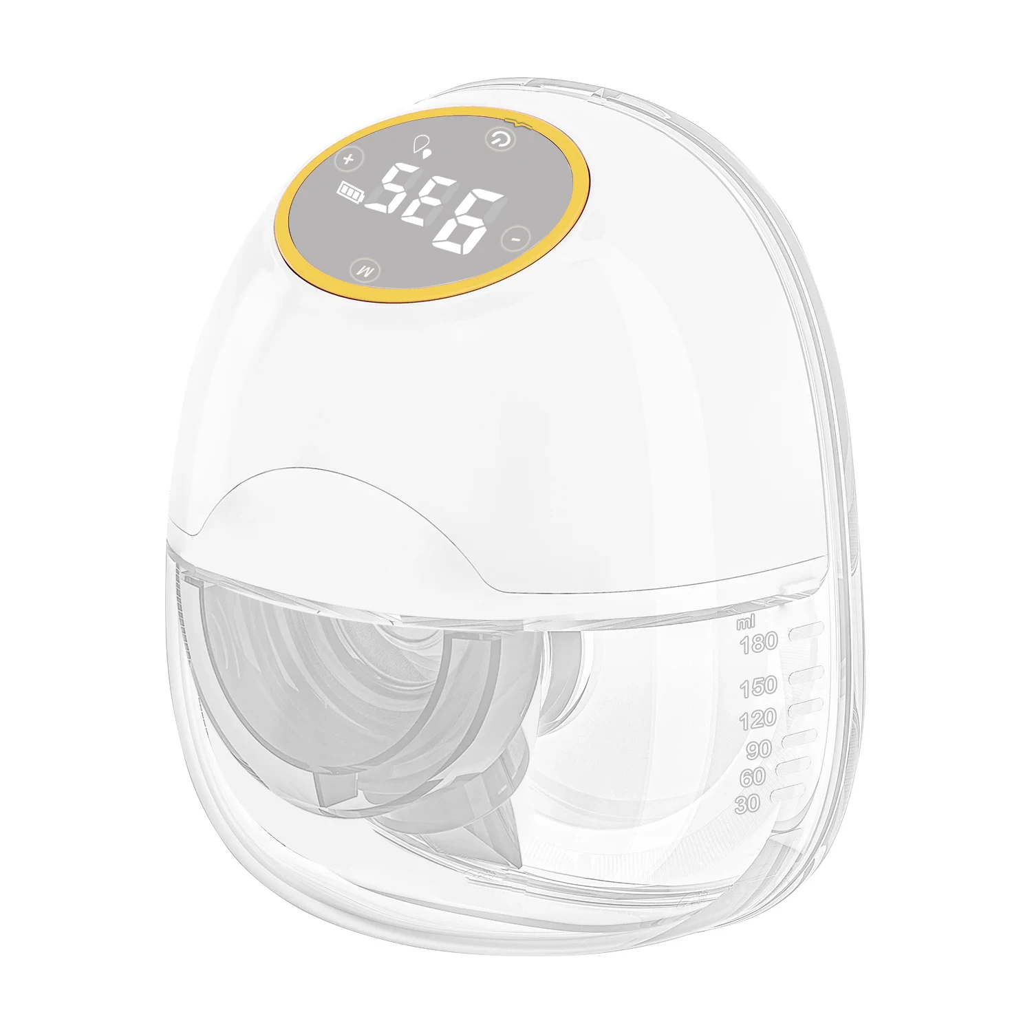 Portable Wearable Breast Pump Hands Free Electric Breast Pump with LED Screen for Breastfeeding 3 Modes 9Suction Level Low Noise