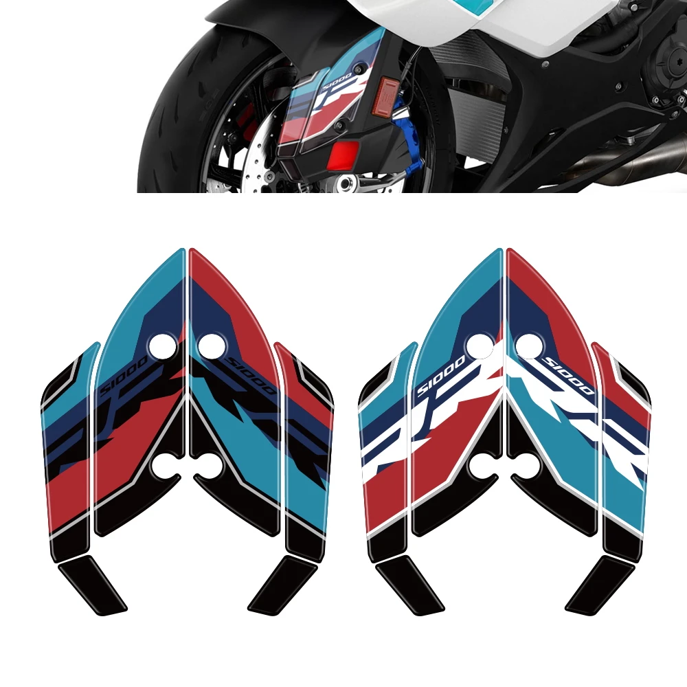

For BMW S1000RR M Motorsport 2025 2026 Motorcycle 3D Gel Front Fender Protector Sticker Mudguard Paint Protection Decal