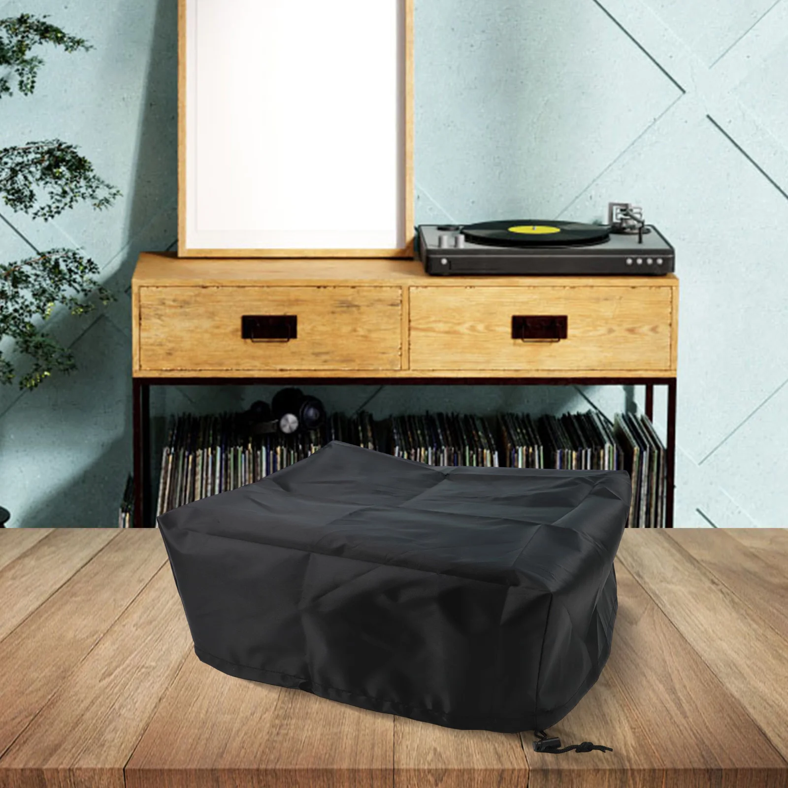 

For Turntable Oxford Fabric Shield Waterproof Turntable Protector Home Audio Setup UV Protection Layer Water-resistant Fabric
