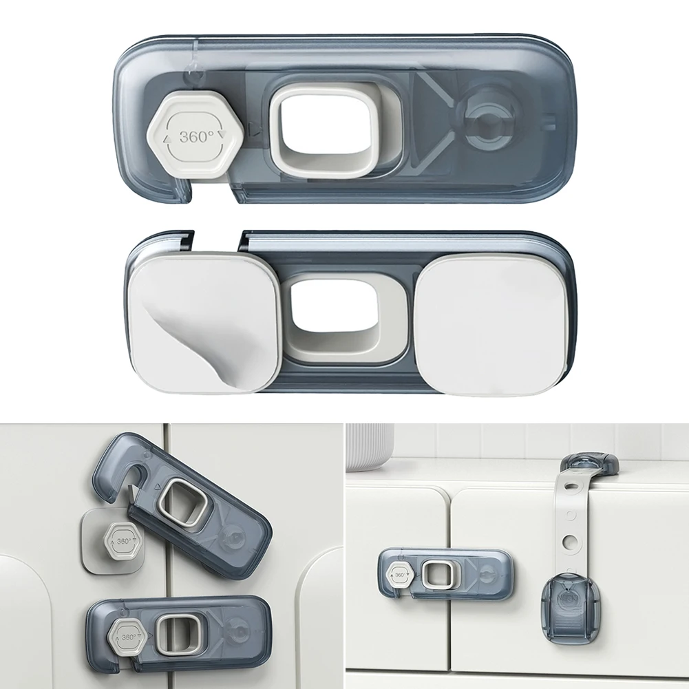 

1Pc Home Refrigerator Lock Fridge Freezer Door Catch Lock Toddler Kids Child Cabinet Safety Lock For Baby Safety Child Lock