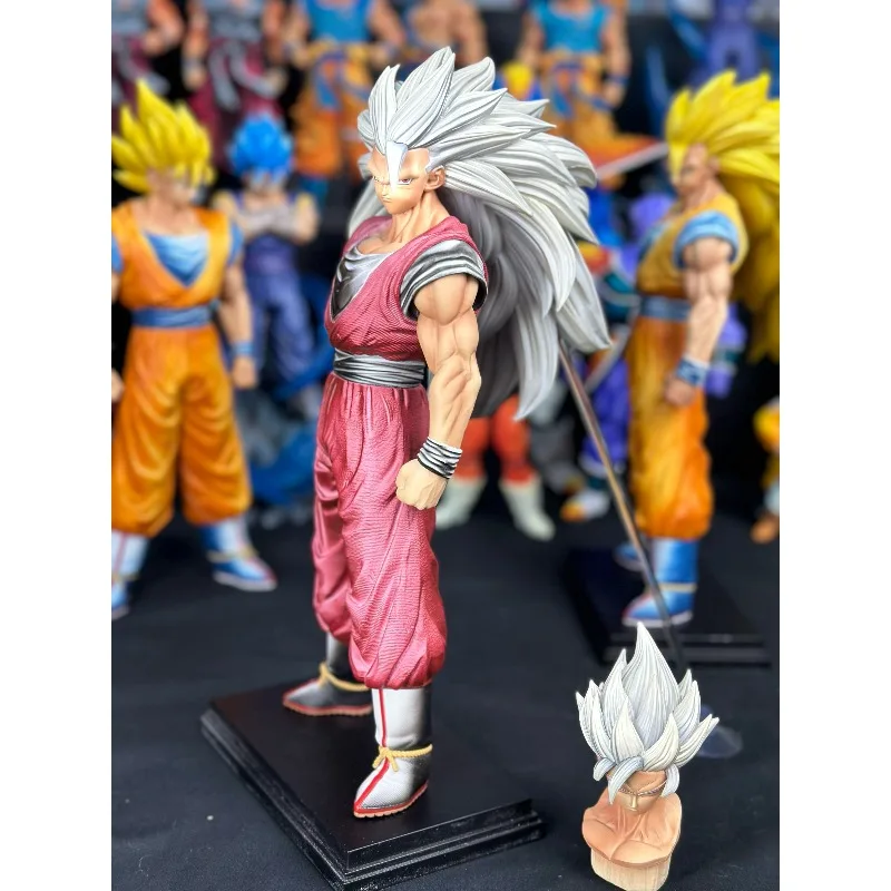

33cm Dragon Ball Z Son Goku Figure Super Saiyan Goku Anime Action Figures Statue Two heads Desktop Collection Mode Toys Gifts