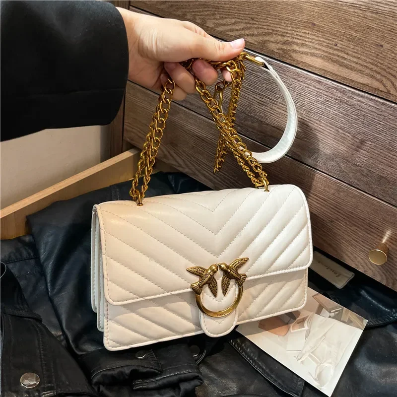 

Luxury Brand Ladies Tote Bags Classic Elegant Chic Famous Designer Shoulder Bag Leather Crossbody Handbag For Women