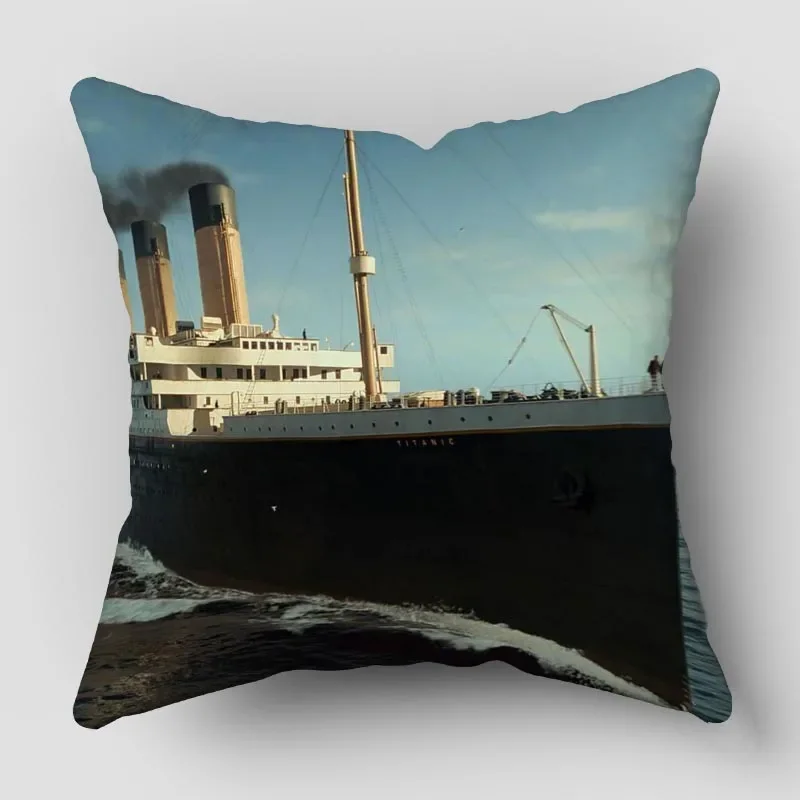 

Titanic TV Pillow Cover Bedroom Home Office Decorative Pillowcase Square Zipper Pillow Cases Fabric Eco-Friendly 10.16WJY