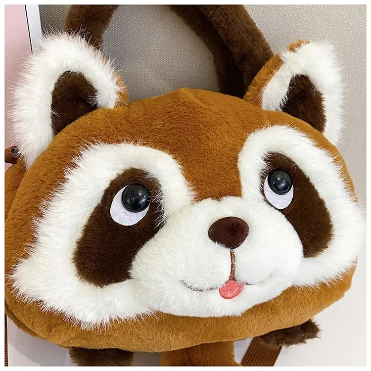 かわいいぬいぐるみクマのぬいぐるみバックパックシングルショルダーバッグ漫画のおもちゃクロスボディバッグ女の子のためのオールダーバッグレジャー誕生日ギフト