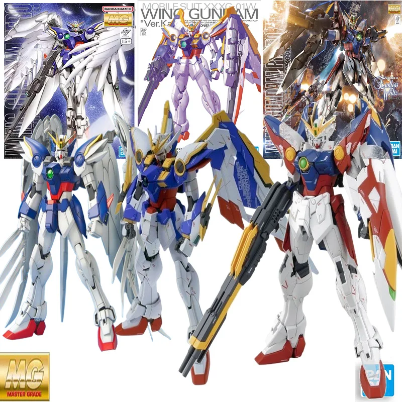 

Bandai MG 1/100 Wing Gundam Zero WING GUNDAM PROTO ZEROWING GUNDAM EW Модель Комплект Сборка Модель Мальчик Подарок