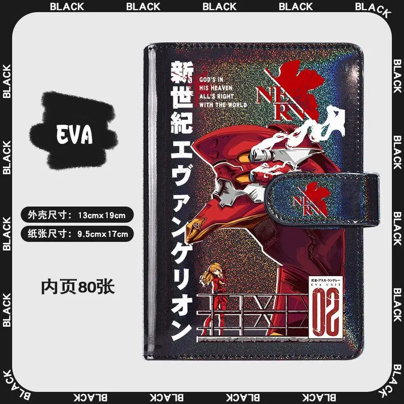 إيفا القرن الجديد Evangelion دفتر الطرفية Asuka Hatsune آلة مذكرات مذكرات فضفاضة ورقة كتيب الصلب