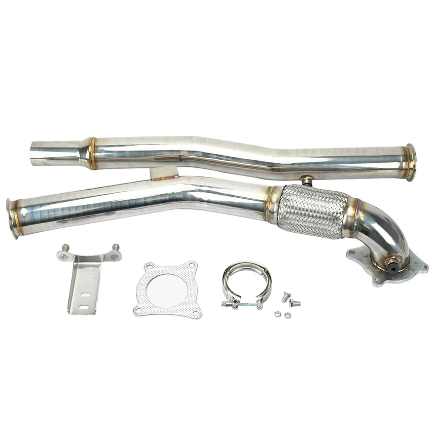 

Car Exhaust Downpipe Fits for VW Golf GTI MK5 MK6 Jetta 2.0T Turbo Down Pipes For Audi A3 2.5inch - 3inch Downpipe Accessories