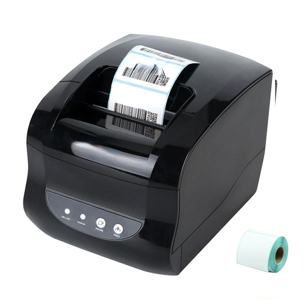 

365 All-in-one 3 inch Barcode Label Sticker printer for tags ticket printing