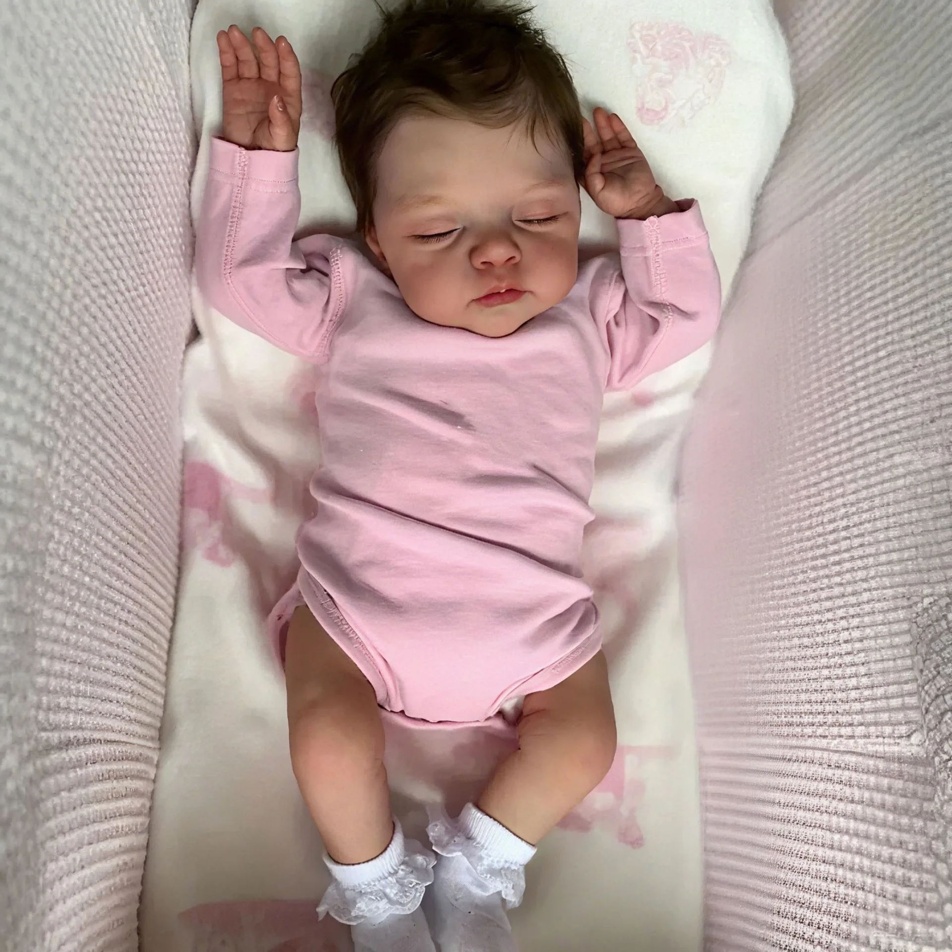 

Perfect Birthday Gift: Lifelike 18" Reborn Doll with Realistic Skin, Veins & Magnetic Pacifier. Cherished Companion for Child.