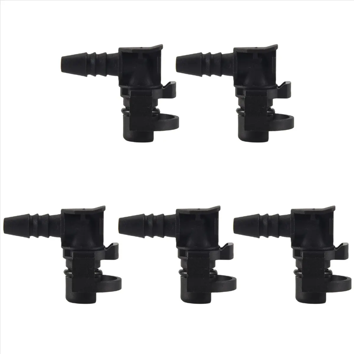 Compatible 5Pcs Throttle Valve Thermostat Body Heater Pipe Hose Connector 55574685 55354565 for