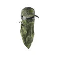 Baseball cap scarf