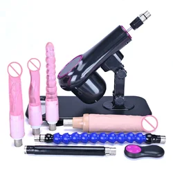 ROUGH BEAST 3XLR Sex Machine with Dildo Attachment Wireless Automatic Masturbation Machine for Women and Men Telescopic Sex Toys