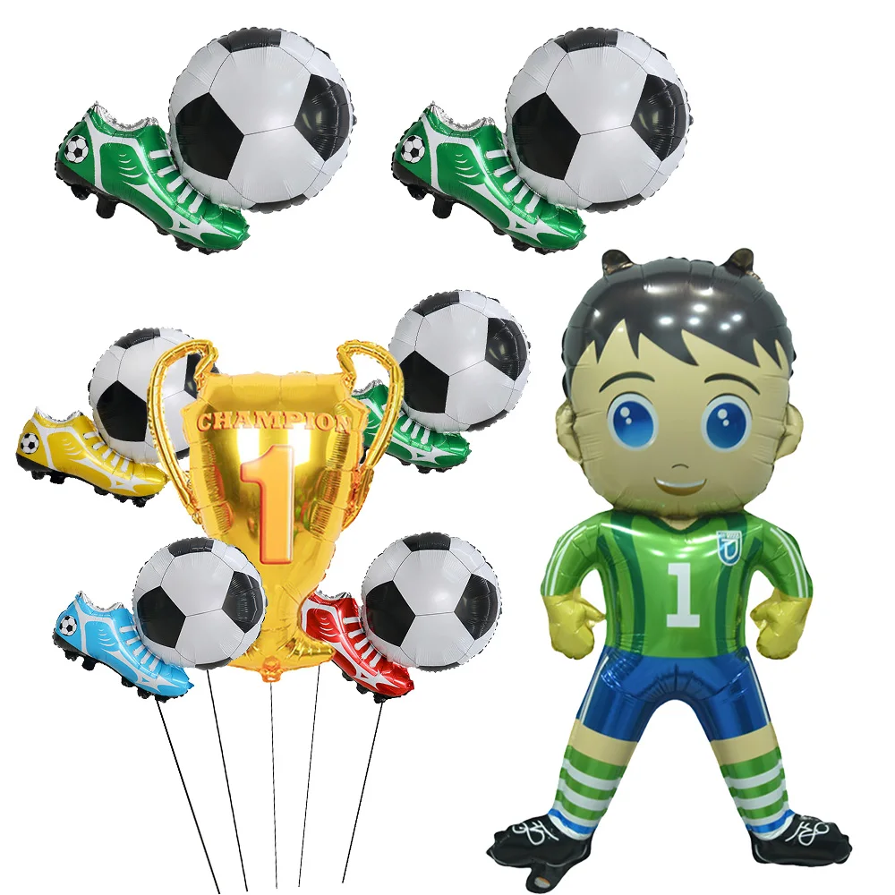 football party decoration football balloon football Trophy Football Goalkeeper Balloon sports boys football Birthday decoration