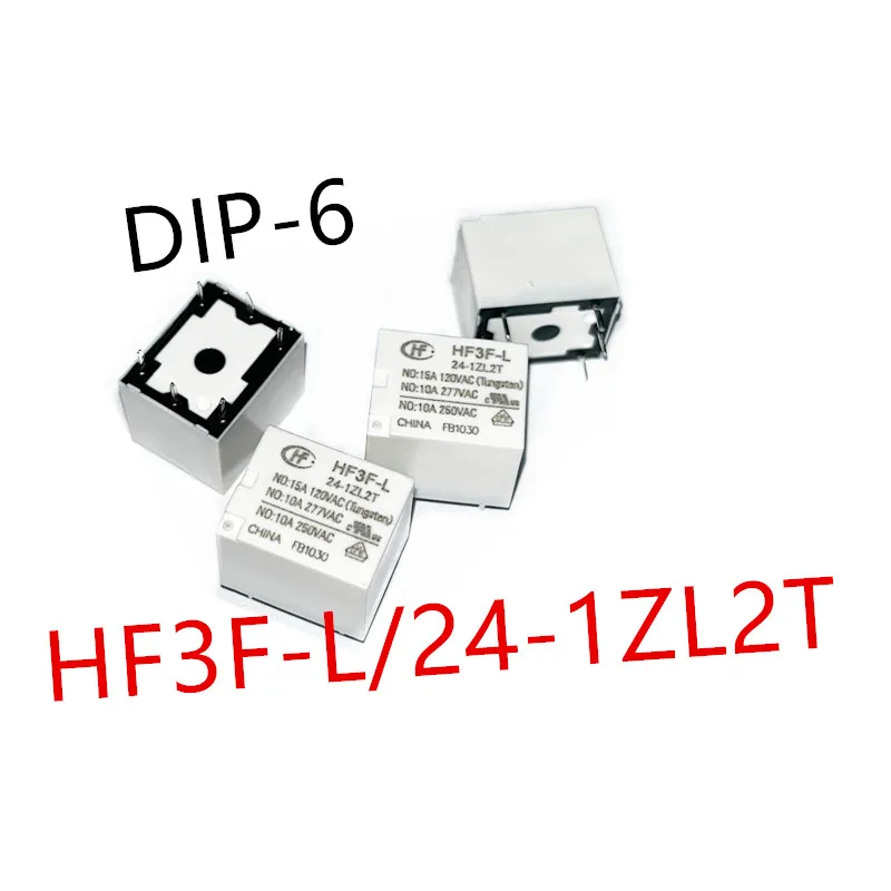 10 Stück HF3F-L/5-1ZL2T, HF3F-L/12-1ZL2T, HF3F-L/24-1ZL2T Neues Hochleistungsrelais HF3F-L-5-1ZL2T, HF3F-L-12-1ZL2T, HF3F-L-24