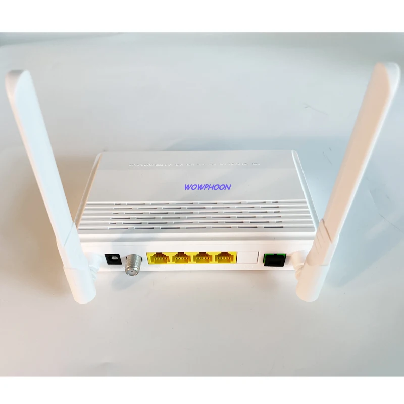 XPON ONU 1GE 3fe WiFi CATV for family gateway with 2 antennas, compatible GPON EPON Customized