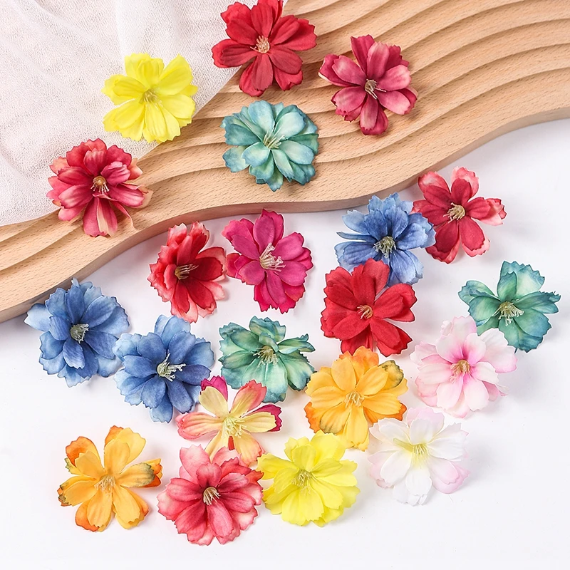 10/20/50Pcs Künstliche Blumen Rose Kopf Für Wohnkultur Gefälschte Blume DIY Handwerk Kranz Zubehör Für Ehe hochzeit Dekoration – Detail 10