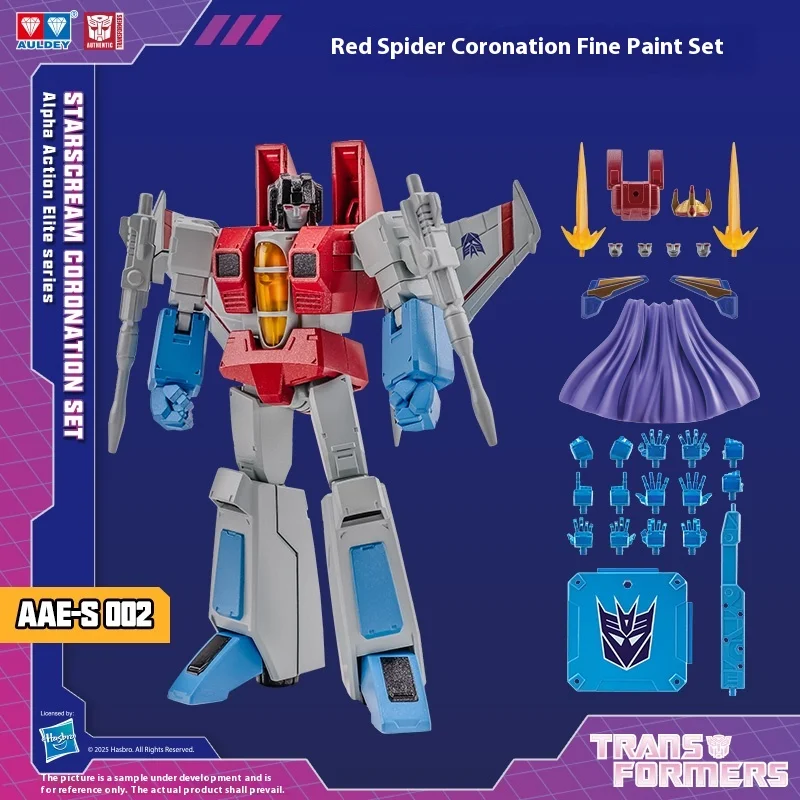 AULDEY AAE Transformers G1 Optimus Prime Starscream Espelho de coroação Soundwave Conjunto de revestimento premium - Presente para meninos e meninas