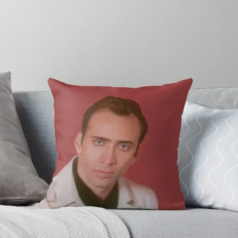 

Nicolas Cage Throw Pillow pillow pillowcase Pillowcases Cushion Covers Sofa Christmas Covers covers for pillows pillow