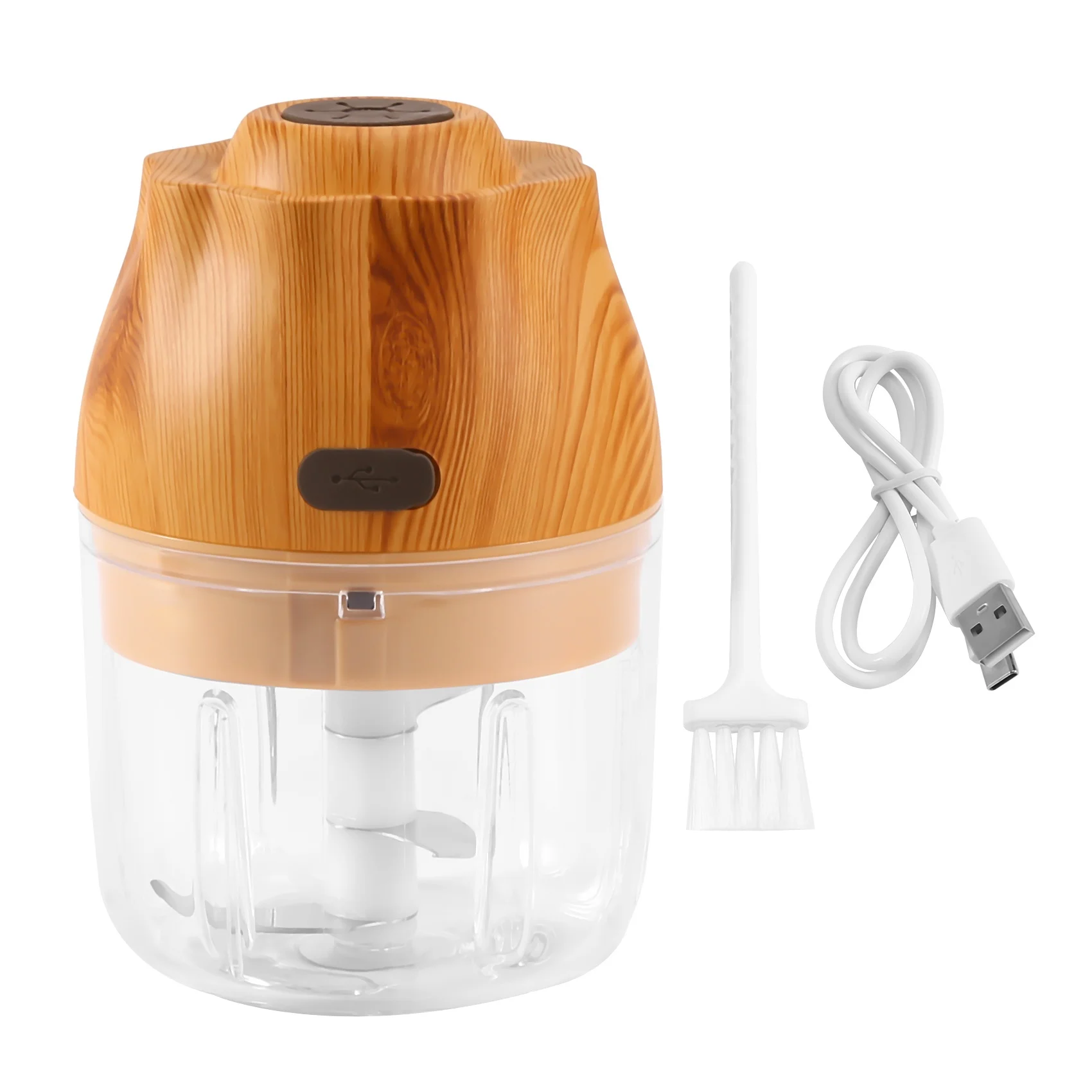 

【B07R】Electric Mini Garlic Chopper Grinder,Wireless Portable Mincer Food Meat Processor Slicer,Chili Nuts Blender Mixer