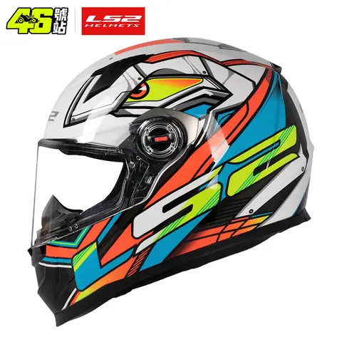 LS2 Full Face Capacete Masculino ls2 FF358 Motocross Racing Man Woman Casco Moto Casque No Pump ECE Approved Quality