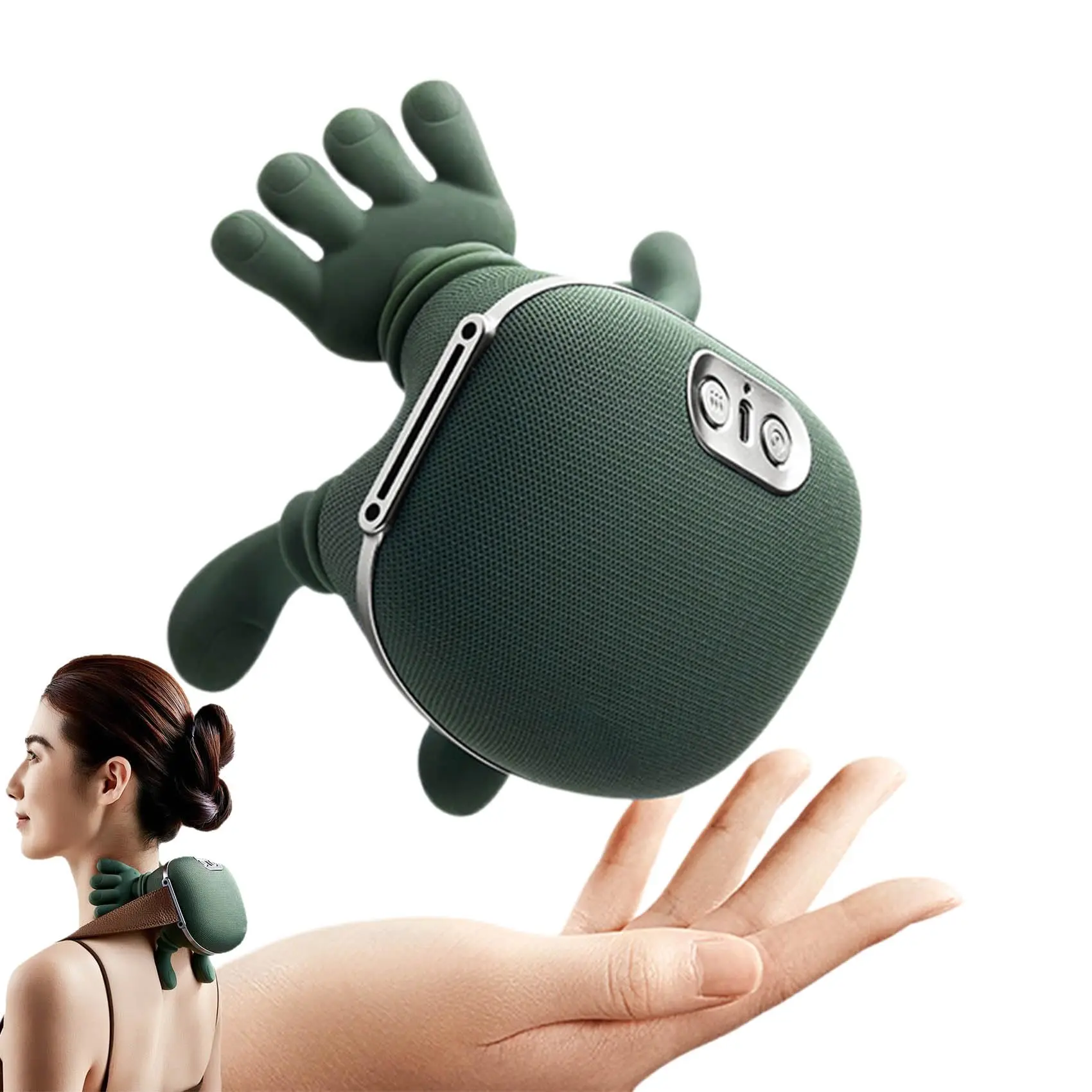 

Бионический массажер для шеи, портативный массажер для плеч шиацу, электрический массаж глубоких тканей, имитация человеческого дизайна рук, расслабление мышц