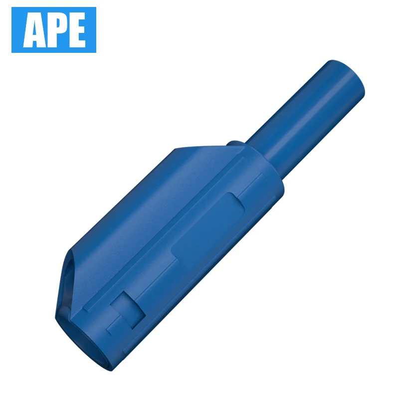 10 Stück 3mm Bananen stecker Sicherheit stapelbares Lot in Linie DIY Baugruppe Test leitungen Steck verbinder 5 Farben